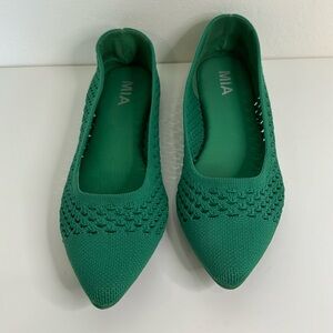 MIA Pointed Toe Woven Flats